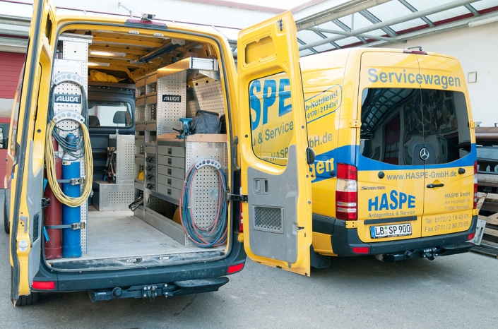 HASPE Servicefahrzeuge / Mobile Werkstatt